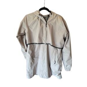 Mondetta Lilac Vented Hooded Rain Jacket Women’s Size Large Windbreaker